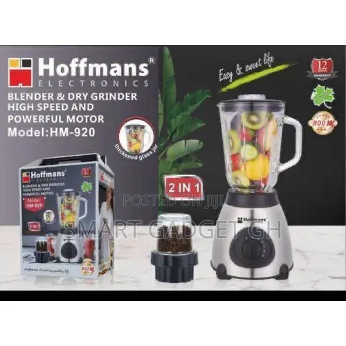 Hoffmans Blender 2 In 1 -glass