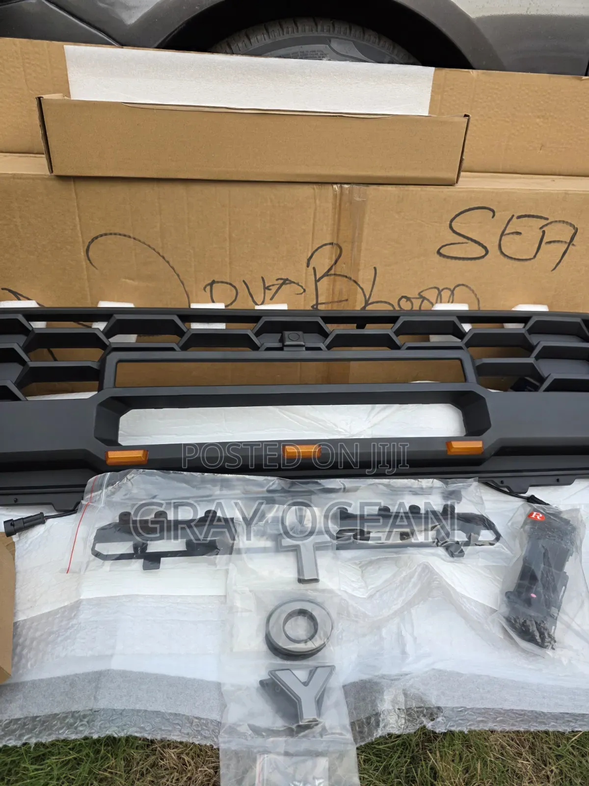 2024 - 2026 Toyota Tacoma TRD Pro Front Bumper Grille With Led Bar