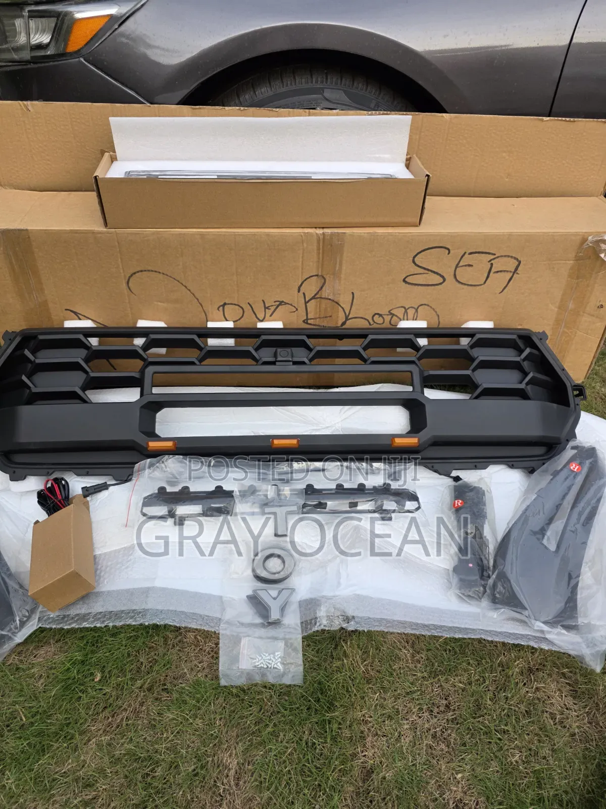 2024 - 2026 Toyota Tacoma TRD Pro Front Bumper Grille With Led Bar