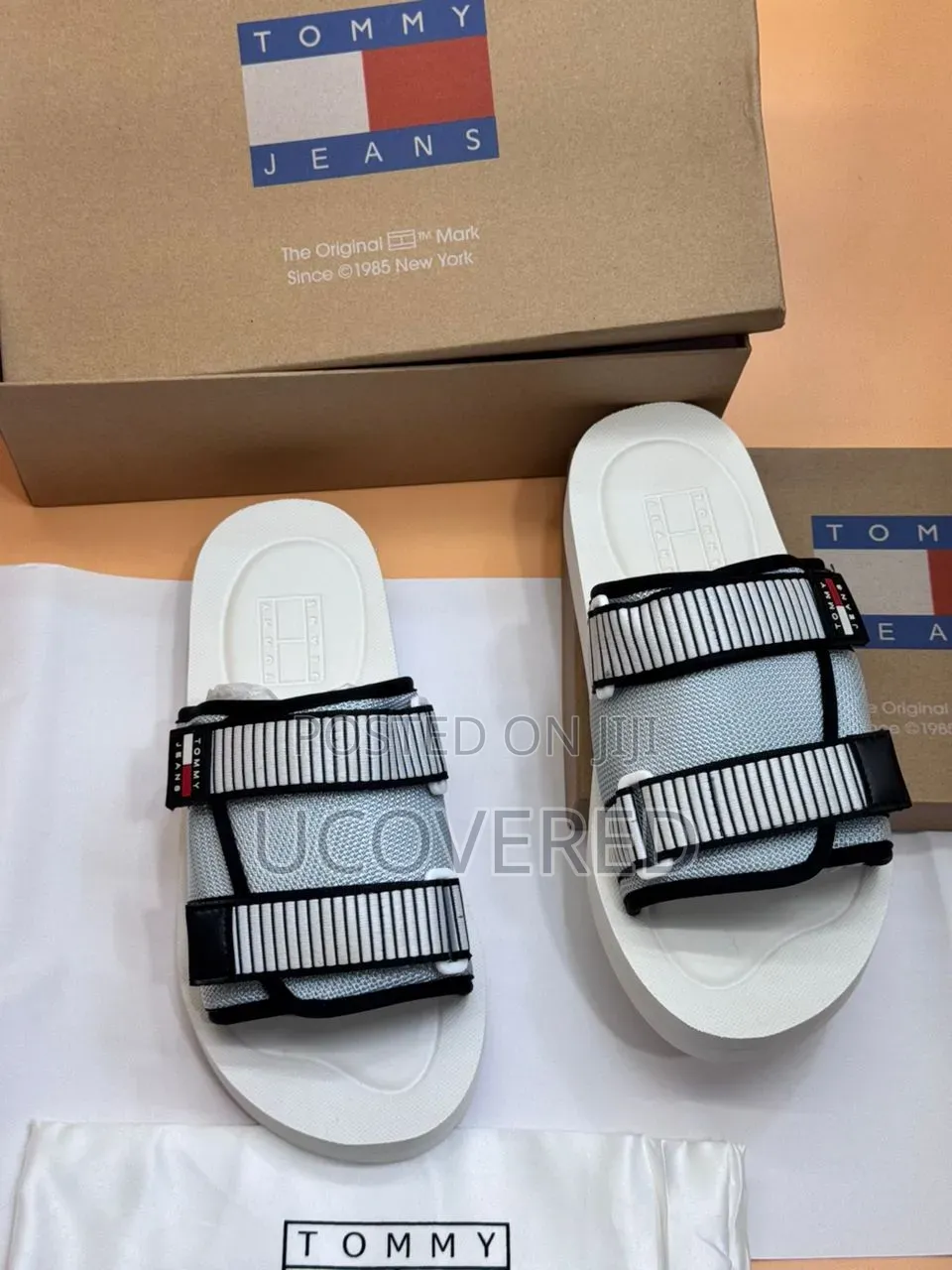 Tommy Jeans Men's Touch-Strap Slides