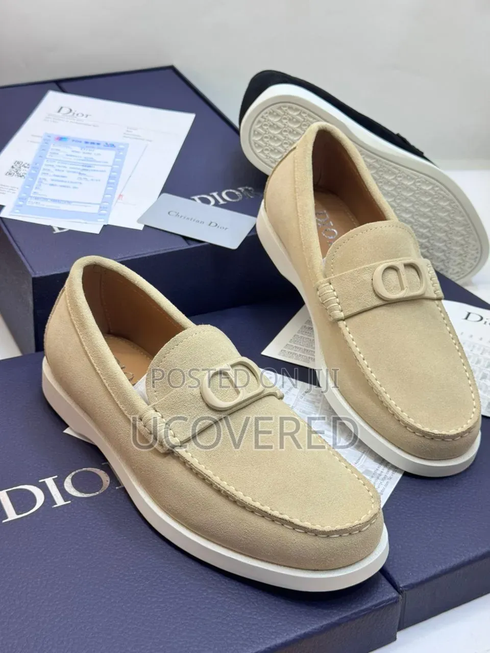 Dior Granville Loafers Crafted From Suede