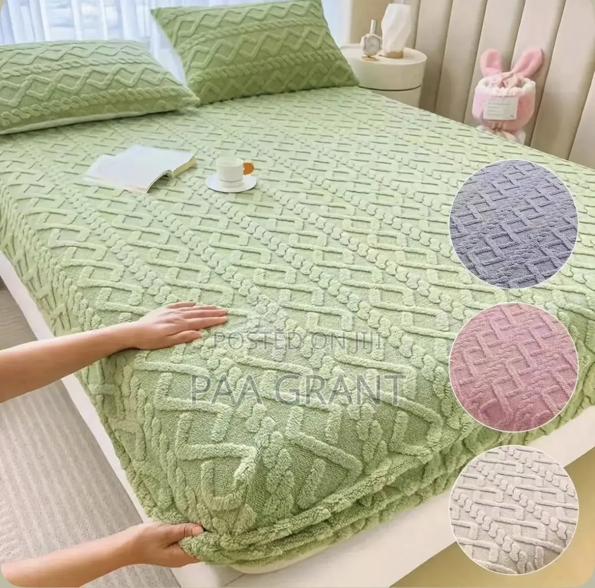 Thick Plush Fluffy Mattress Cover Comfort Perfect for Homes Hotels
