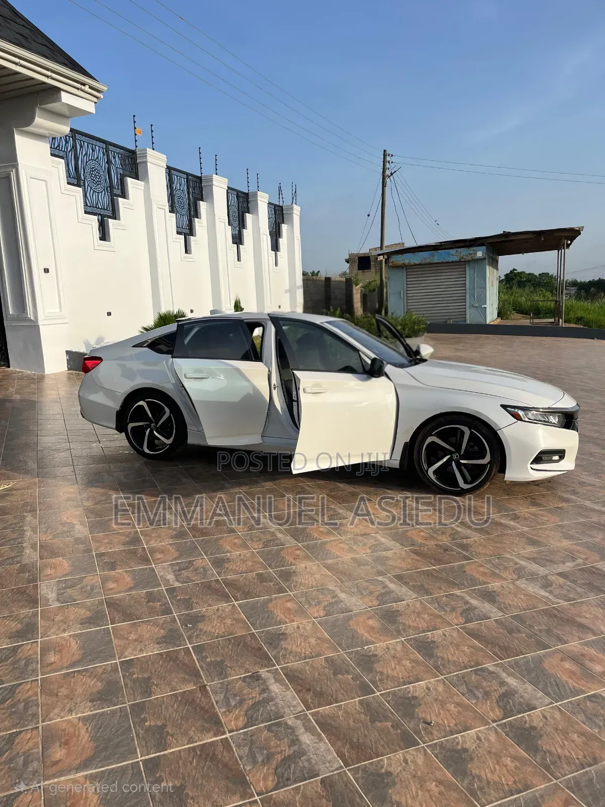 Honda Accord Sport (2.0L 4cyl Turbo 10A) 2019 White