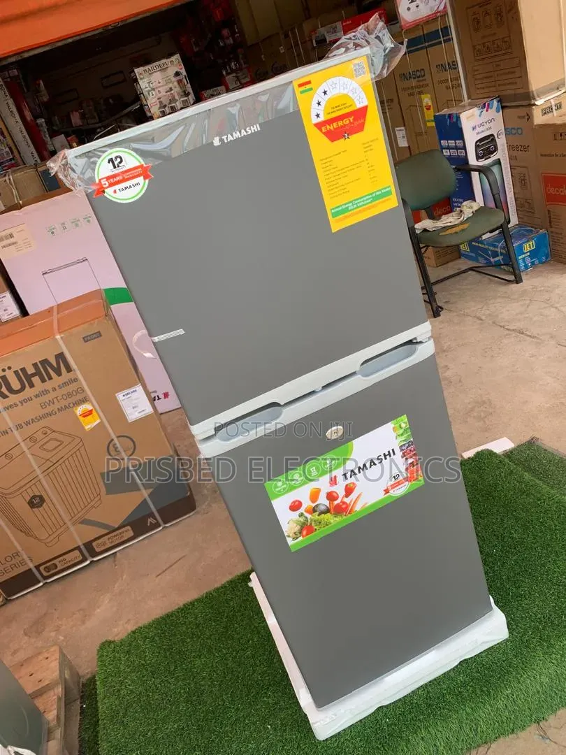 Tamashi Double Door Fridge 127 Litres Top Freezer