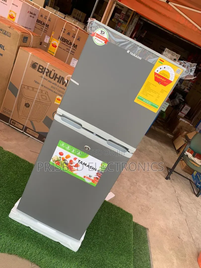 Tamashi Double Door Fridge 127 Litres Top Freezer