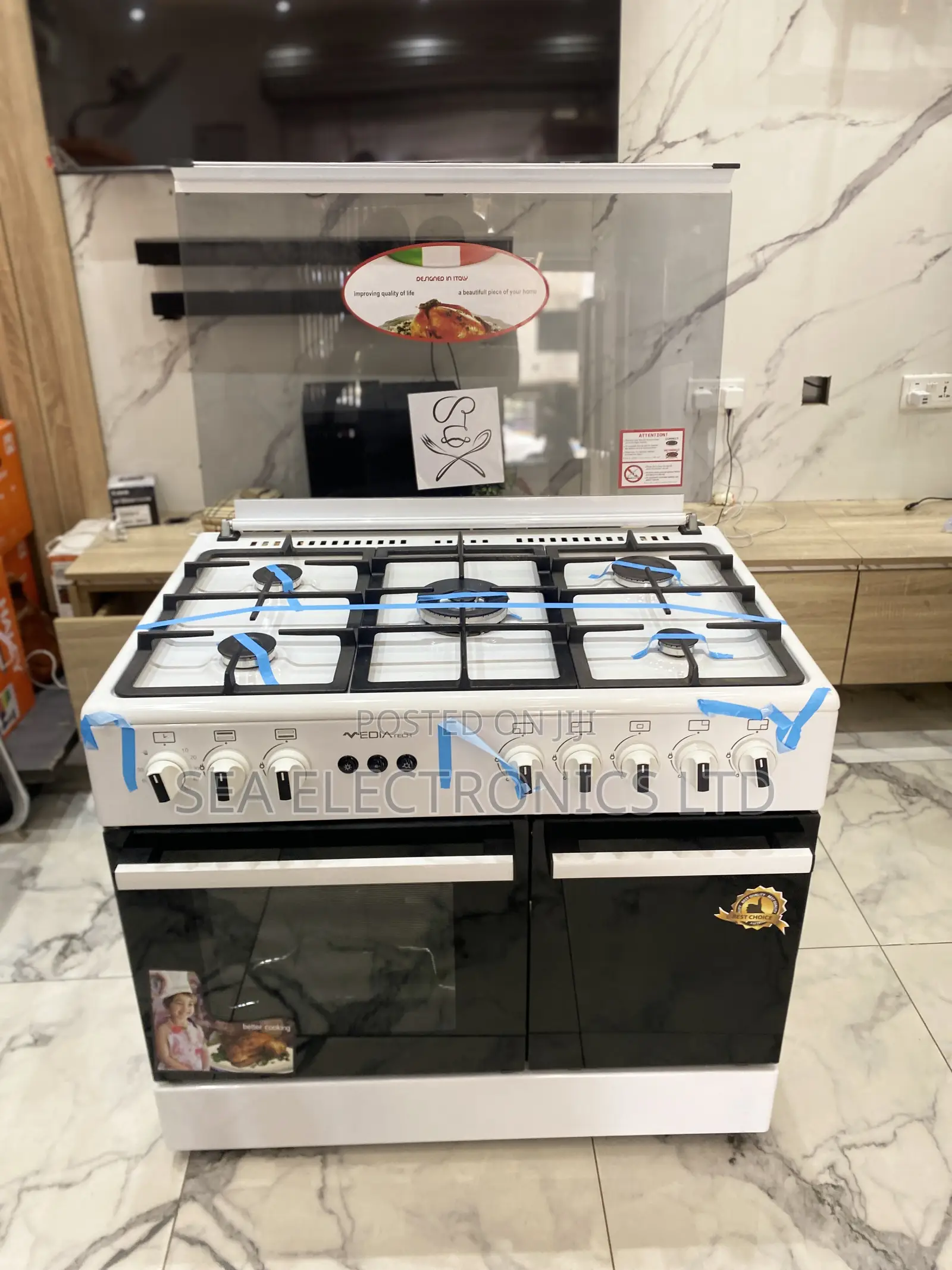 Mediatech 60x90 Gas Cooker With Spacious Oven