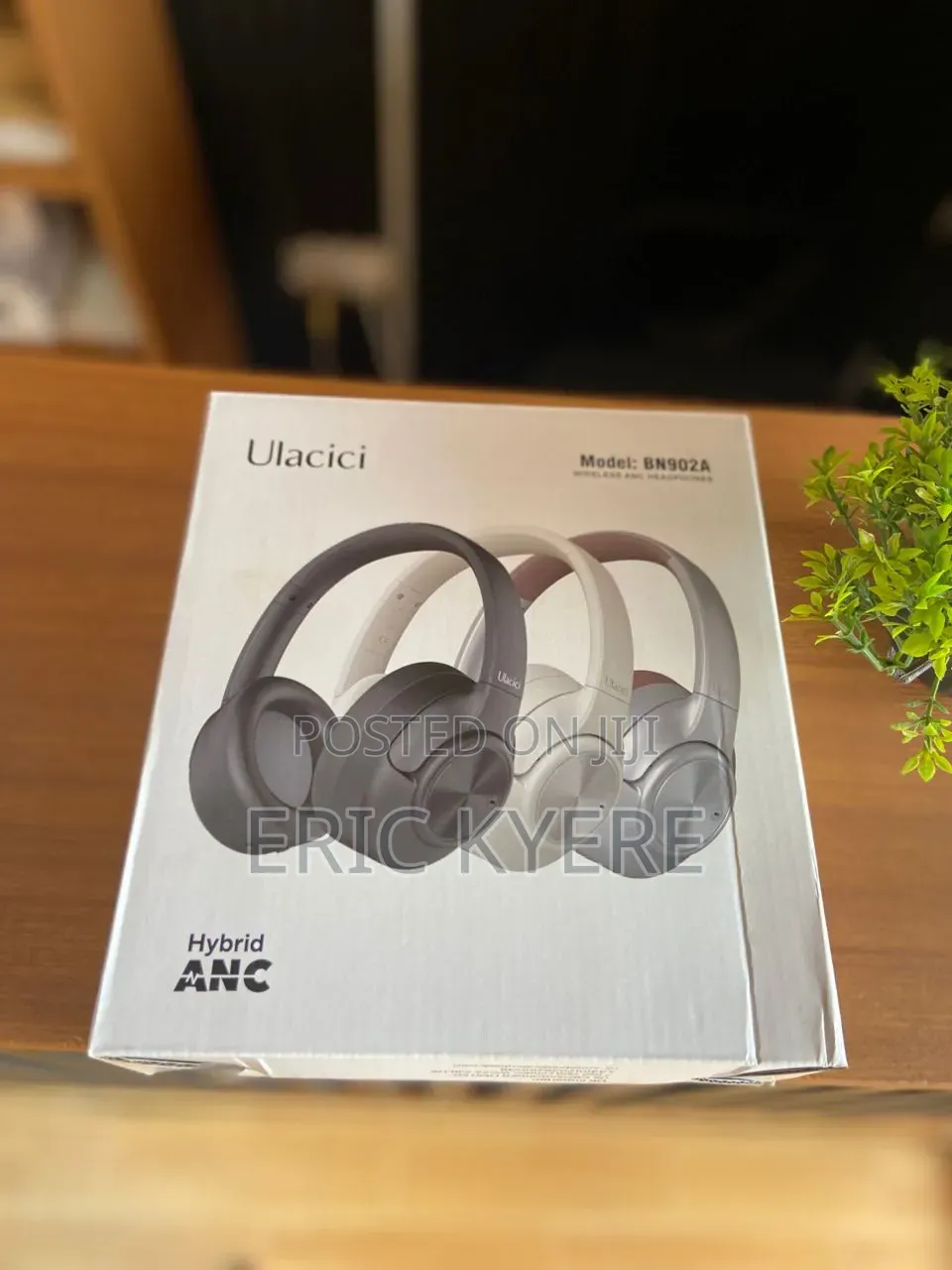 Ulacici Bn902a Wireless Anc Headphones - 60hr Battery (New)
