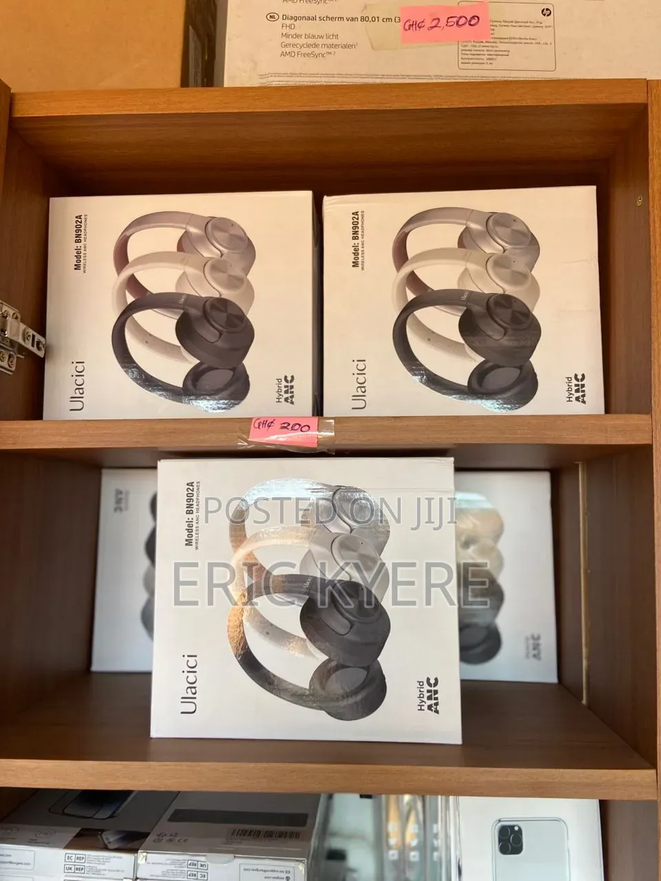 Ulacici Bn902a Wireless Anc Headphones - 60hr Battery (New)