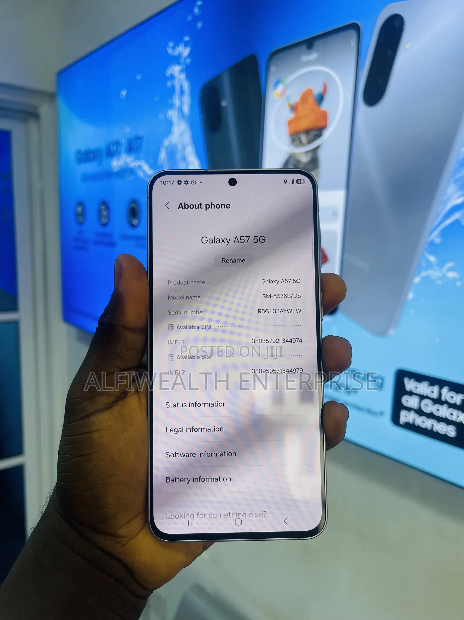 New Samsung Galaxy A57 256 GB Silver