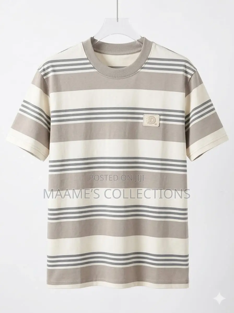 Men’S Striped Crewneck T-Shirt