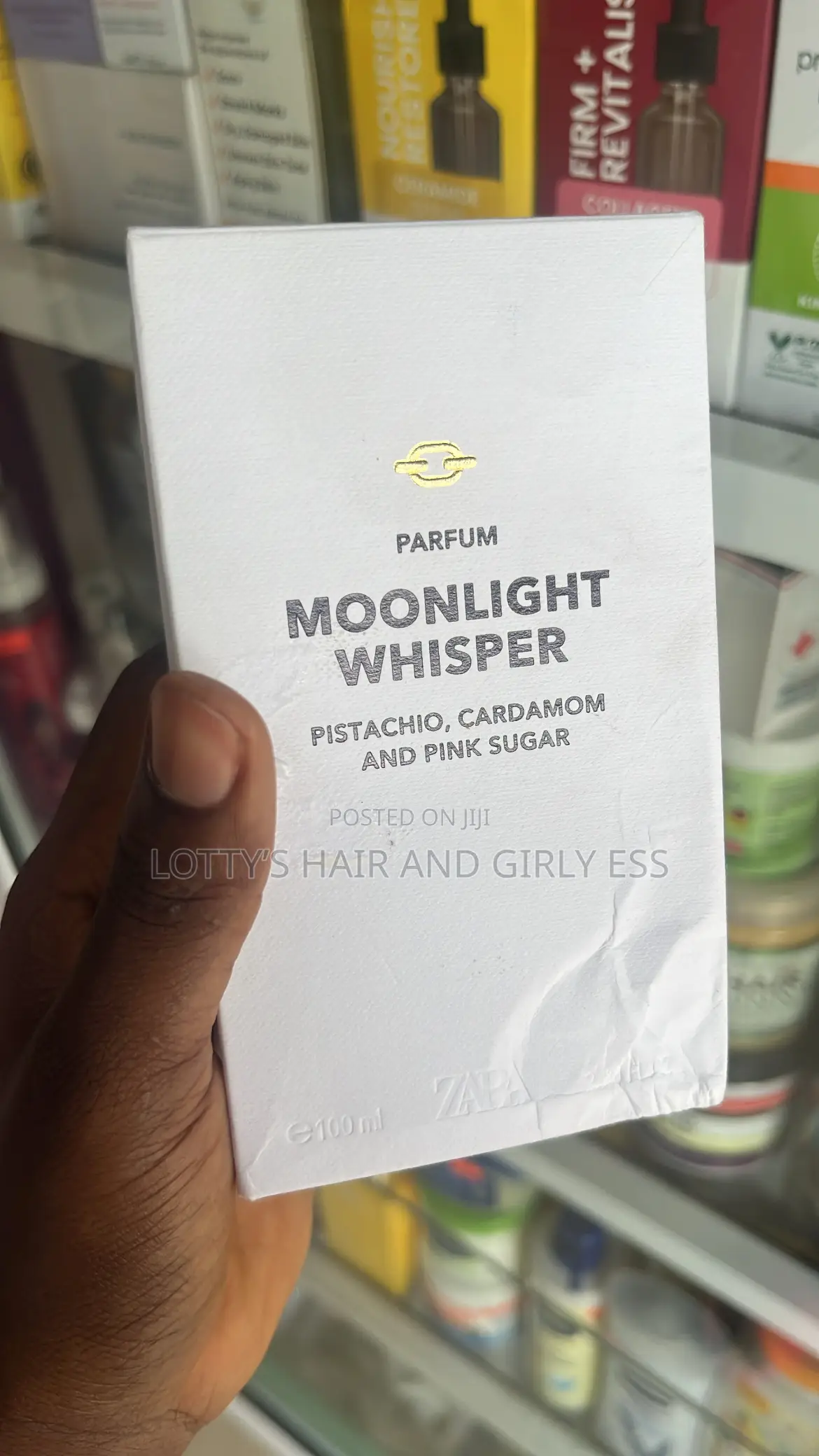 Moonlight Whisper Parfum -Pistachio,Cardamom Pink Sugar.