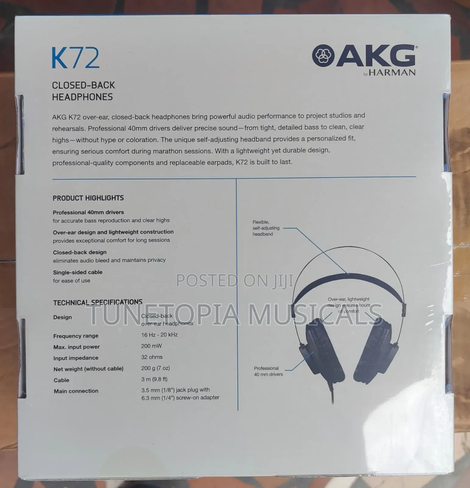 Akg Closed-Back Studio Headphones