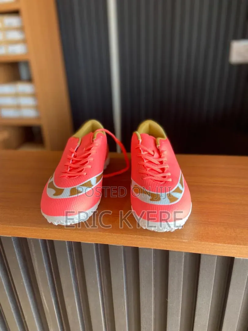 Nike Mercurial Turf Football Boots – Pink/Gold