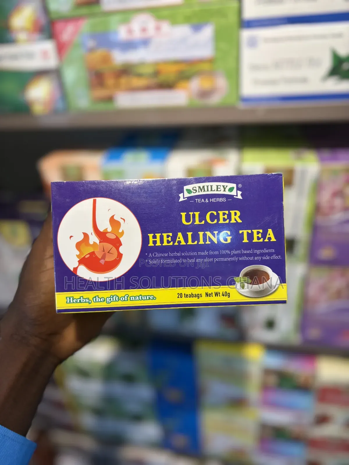Ulcer Healing Tea for Stomach Comfort Digestive Support