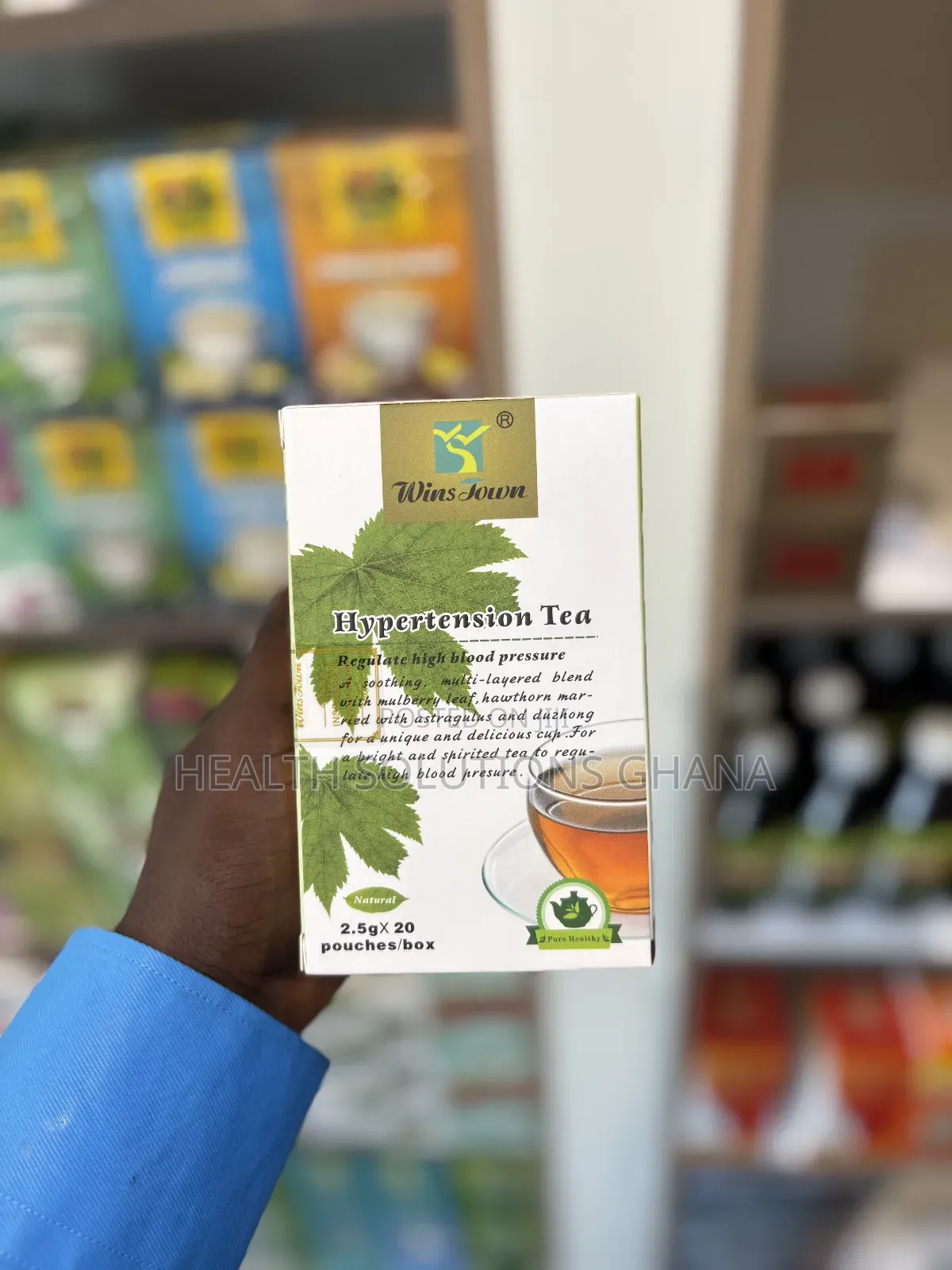 Hypertension Tea for Heart Blood Pressure Wellness Support