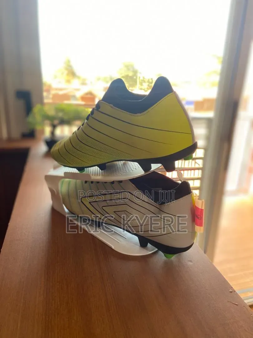 Umbro Football Boots – White Neon Green Soccer Cleats
