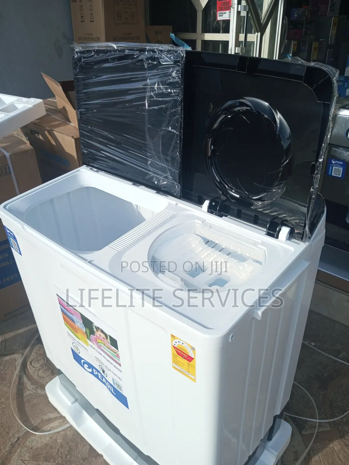 Pearl 12kg Heavy Duty Washing Machine – Powerful Family Size