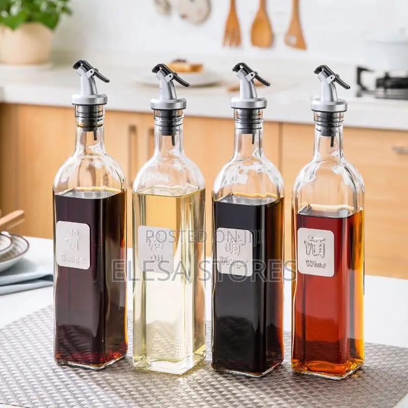 Glass Oil Bottle Dispenser