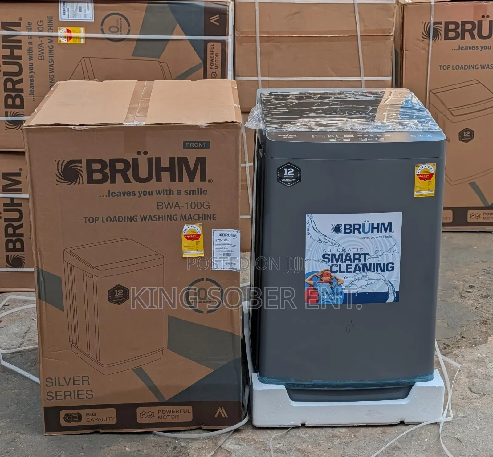 Bruhm 9kg Top Load Fully Automatic Washing Maching Ghc3500.