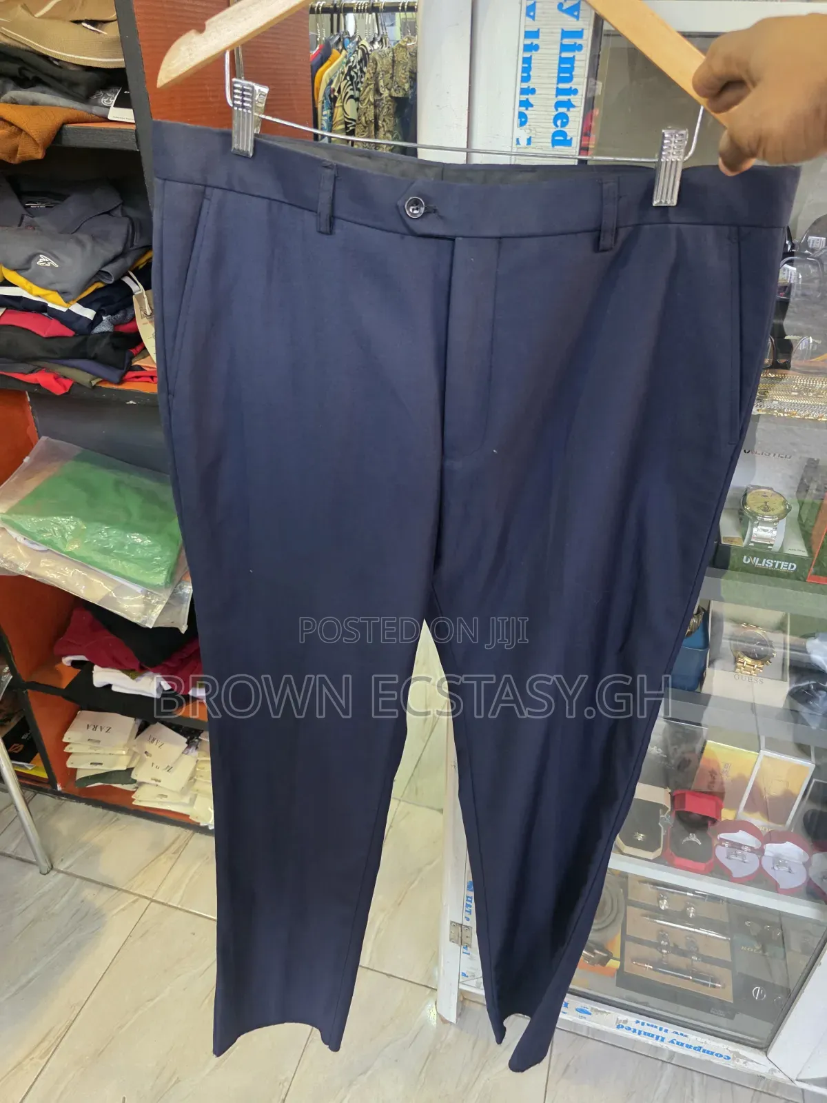 Men Plain Trousers