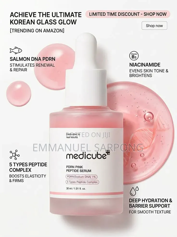 Medicube PDRN Pink Peptide Serum (30ml)