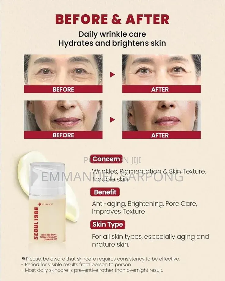 K-Secret Seoul 1988 Serum: Retinal Liposome 2% + Black Ginseng (30ml