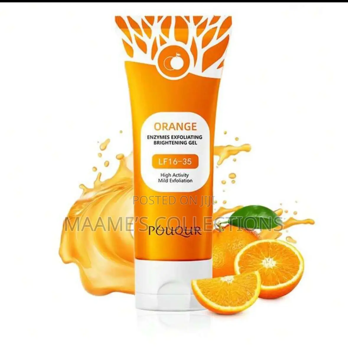 Pouqur Orange Enzyme Exfoliating Brightening Gel.