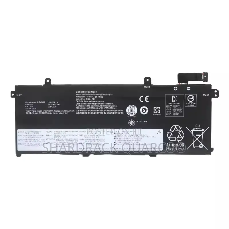L18l3p73 Laptop Battery for Lenovo Thinkpad L18c3p72 T490 T495
