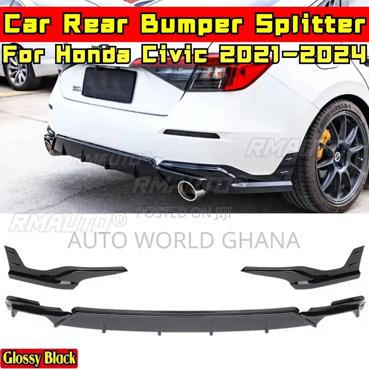 Honda Civic 11th Gen Exhaust Diffuser 2023-2025