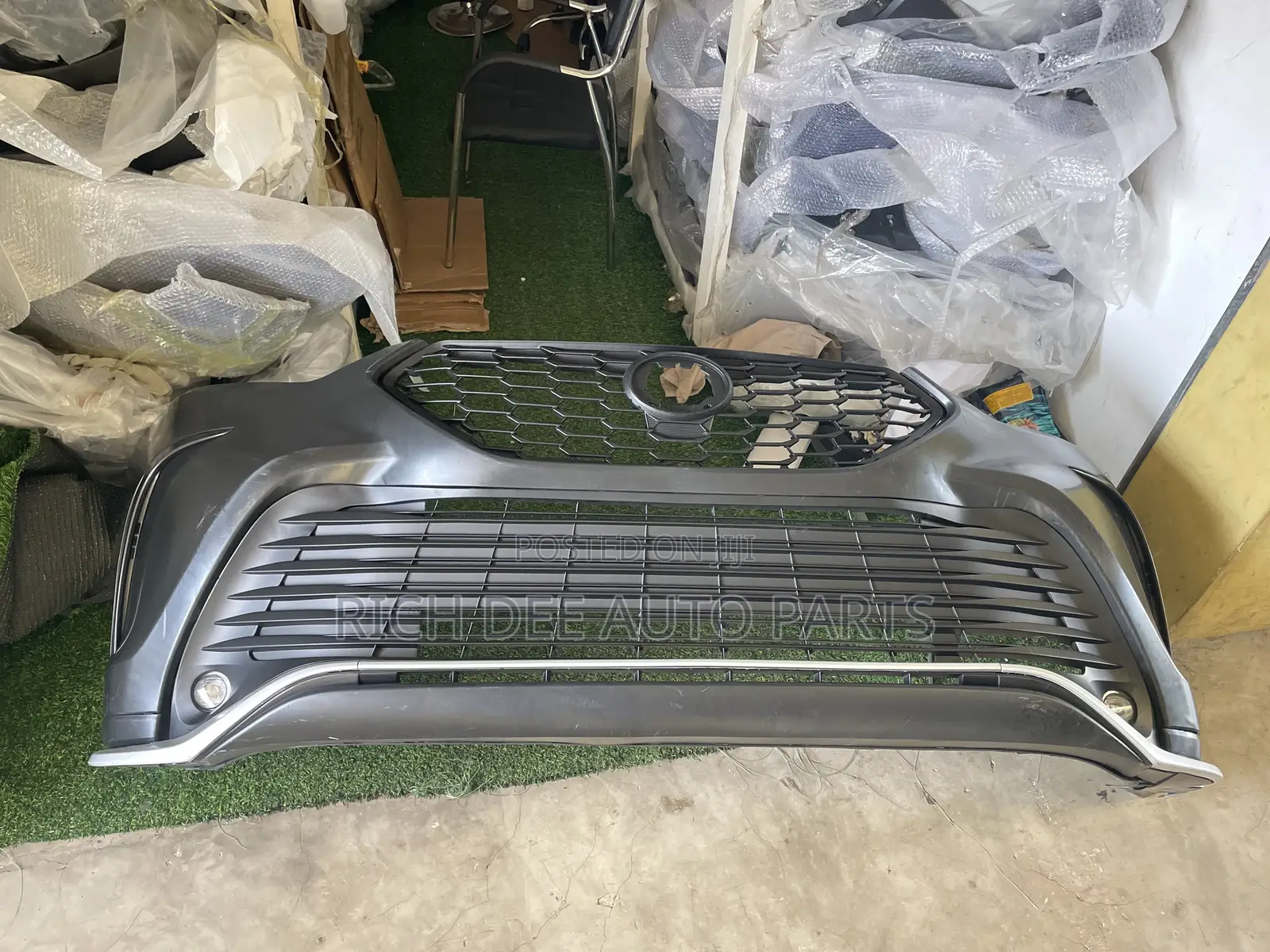 Toyota Highlander 24 Front Bumper Complete Sports 2021 2022 2023 2024