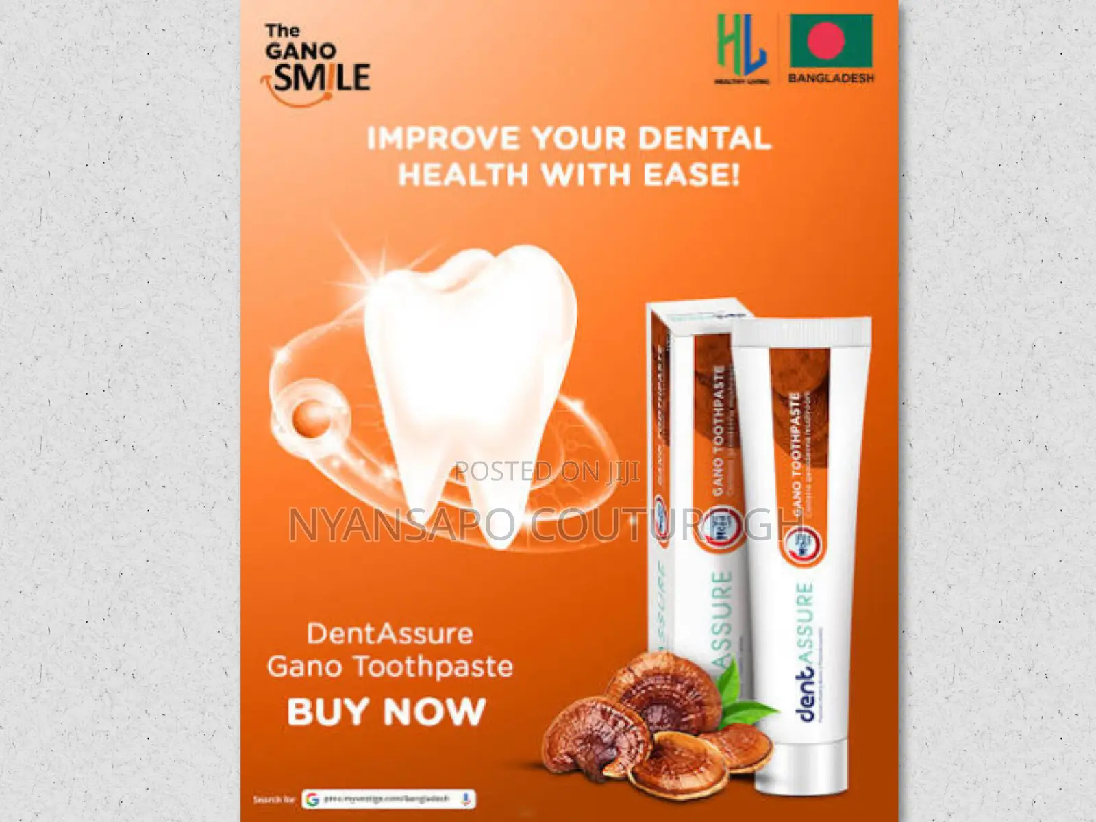 Vestige Dentassure Gano Toothpaste