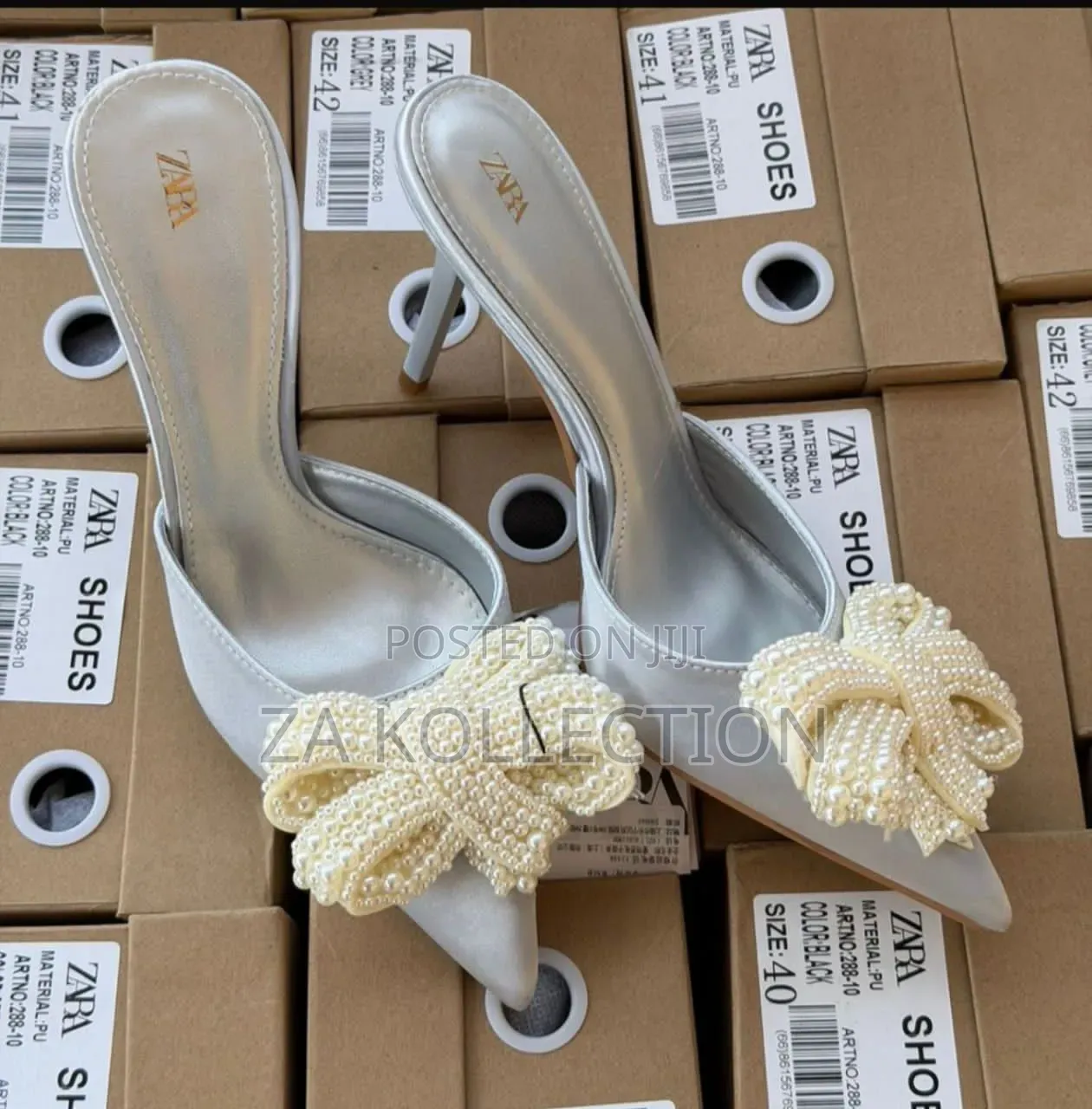 Fashionable Zara Ladies Heel Slippers
