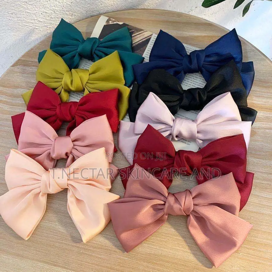 Ladies Hair Bow Ribbon Clip