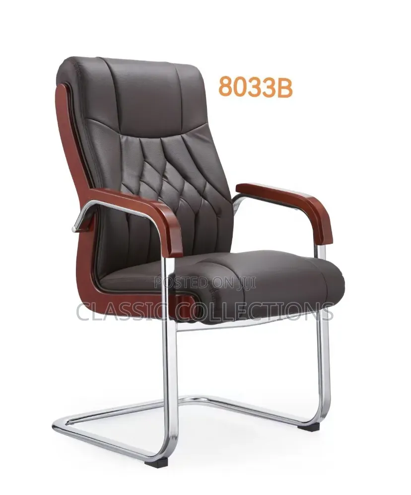 Visitors Chair With Wood Armrests
