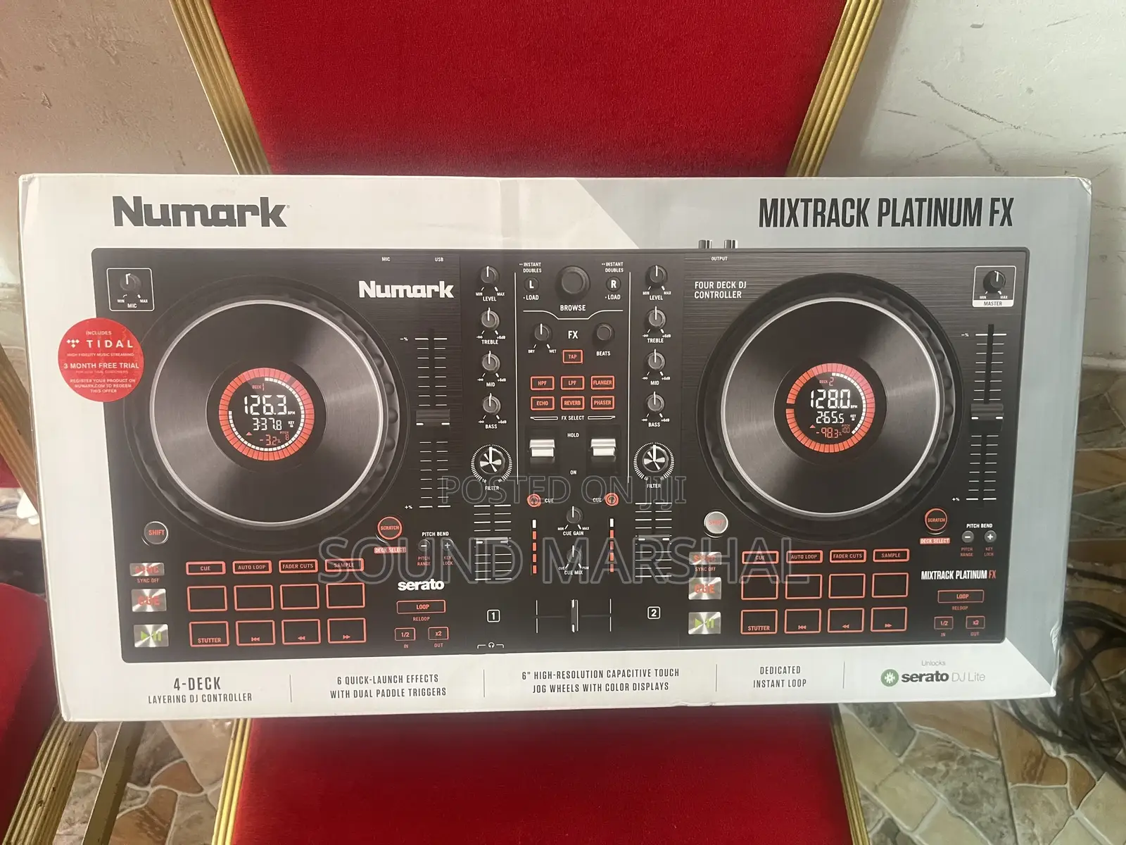 Numark Mixtrack Platinum Fx Dj Controller