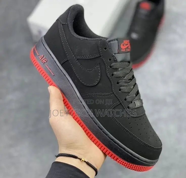 Nike Air Force 1 Low “Black/Red”