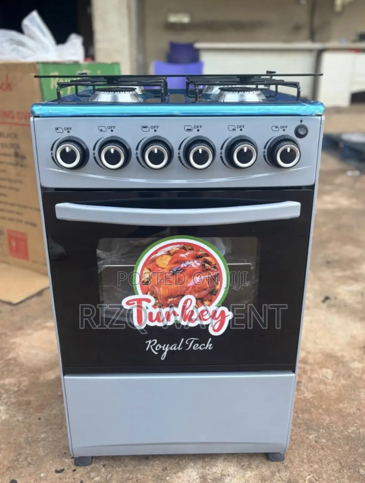 4 Burner Gas Stove With Oven and Grill