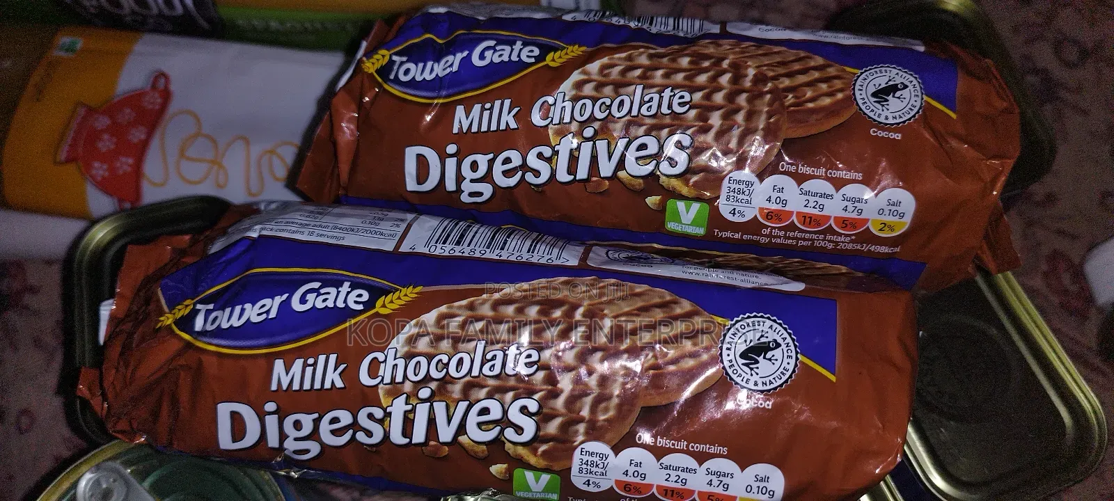 Milk Chocolate Digestive Biscuits