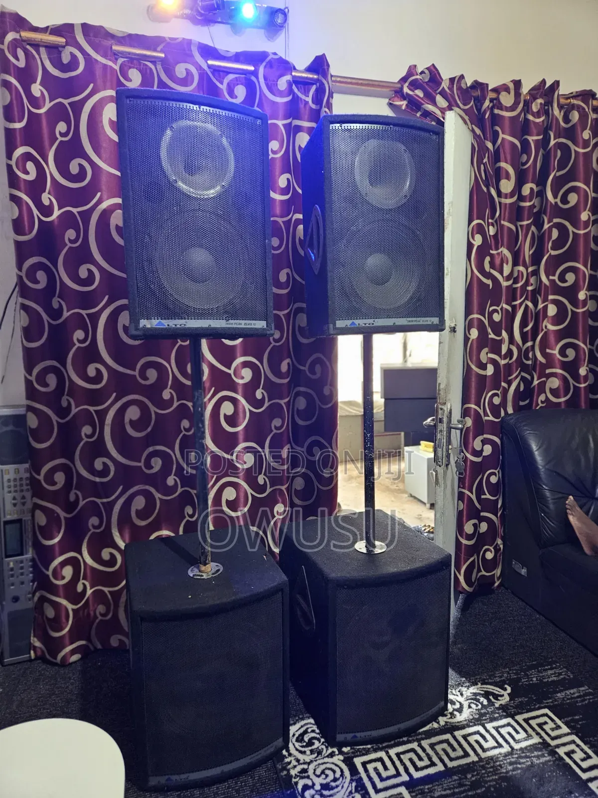 Alto 12inc Mid 15inch Bass