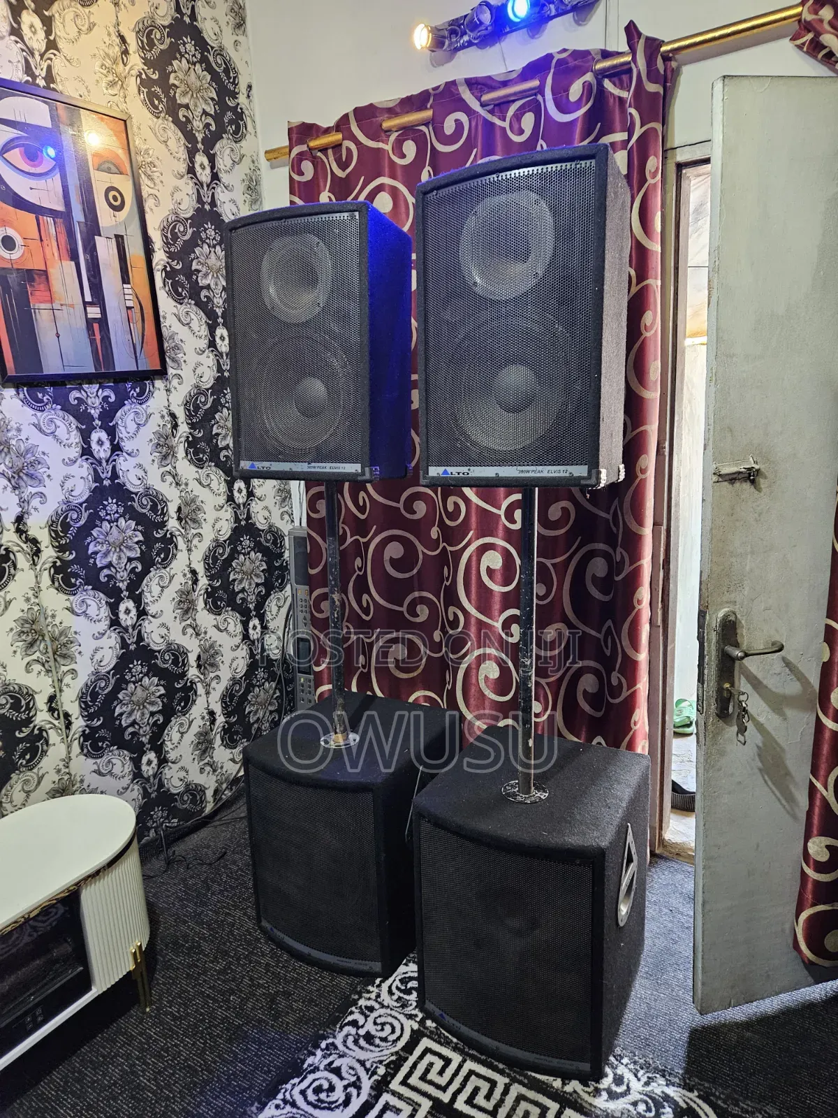 Alto 12inc Mid 15inch Bass