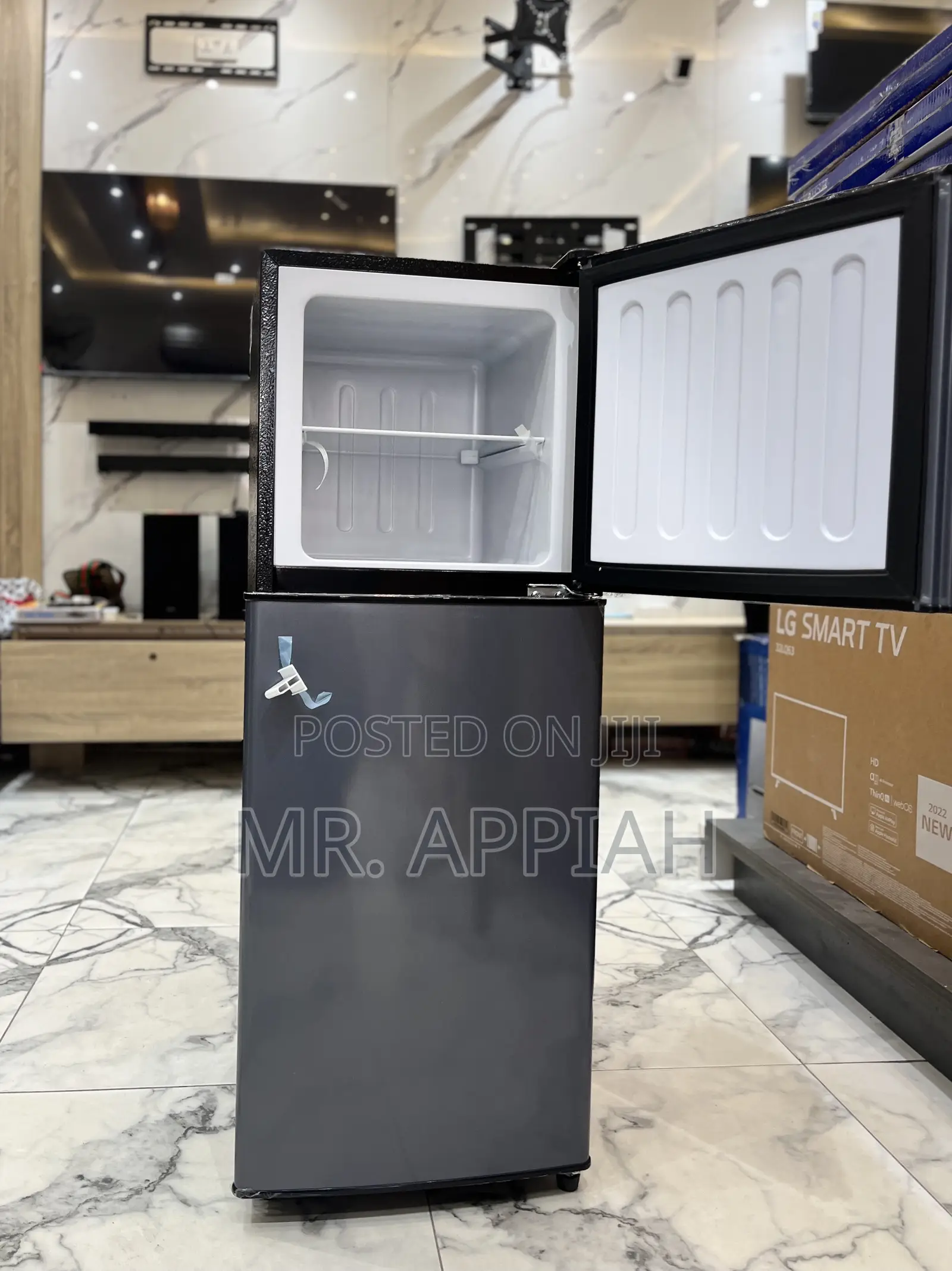 Order Authentic Nasco 112l Double Door Fridge(Nasd2-13fl)Dark Gray