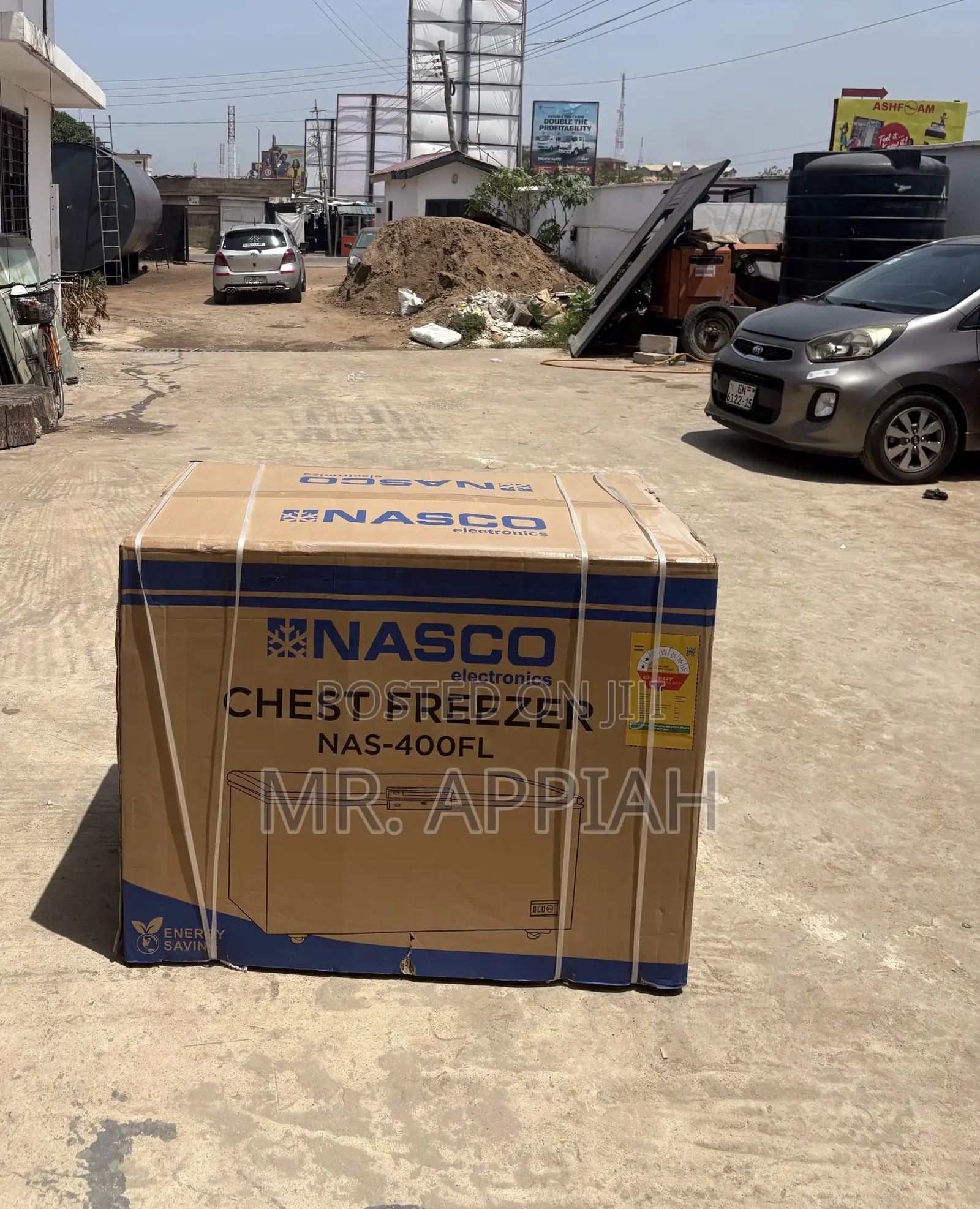 Premium Design Nasco 1 Door Electric Chest Freezer(Nas400fl)288l