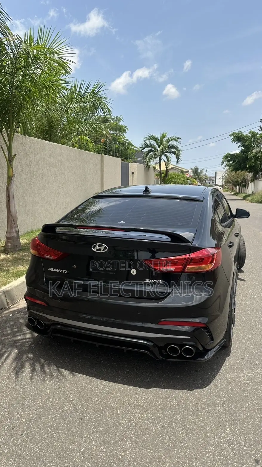 Hyundai Avante 2018 Black
