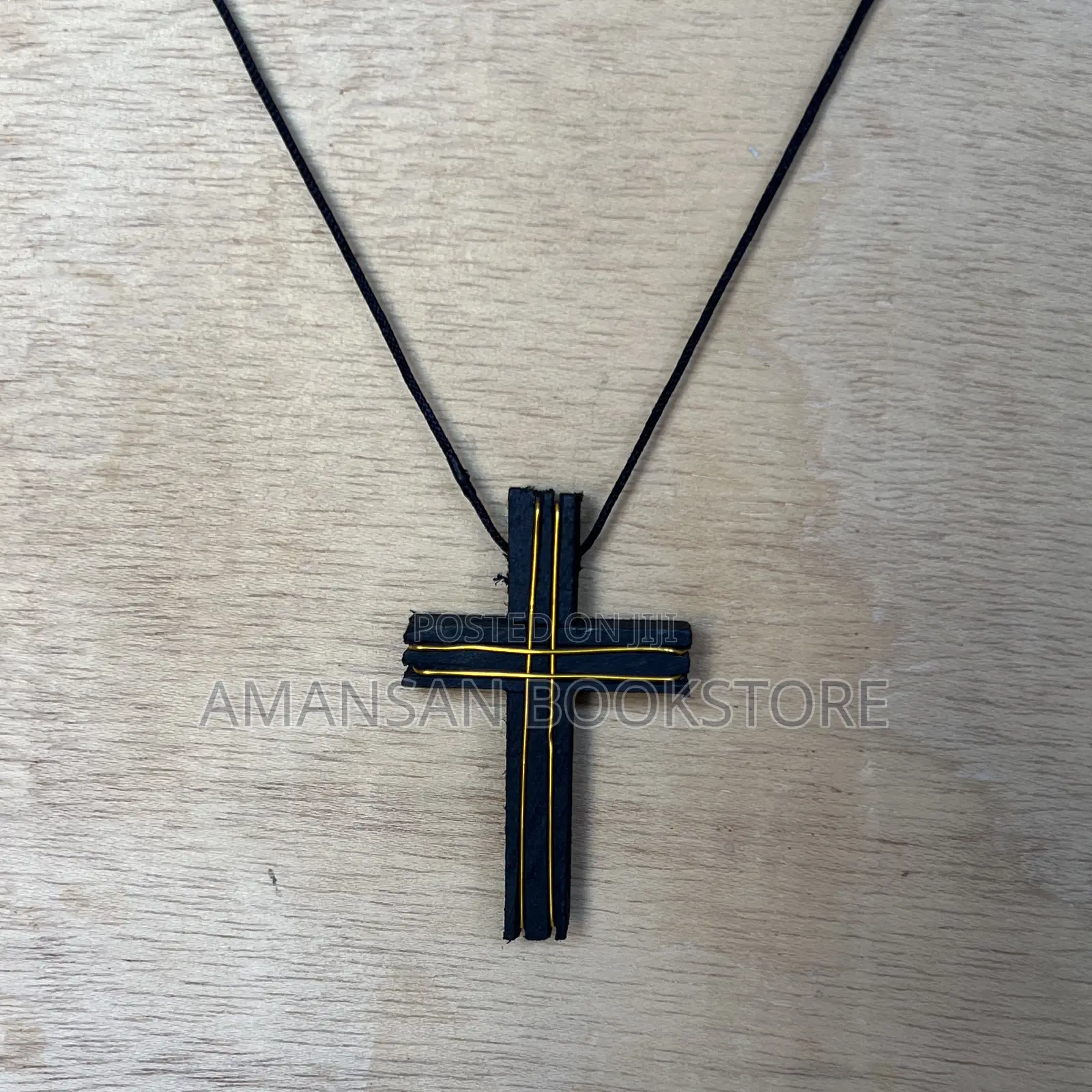 Cross Necklace (Black)
