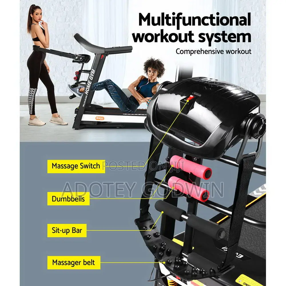 Treadmill With Music Function and Massager