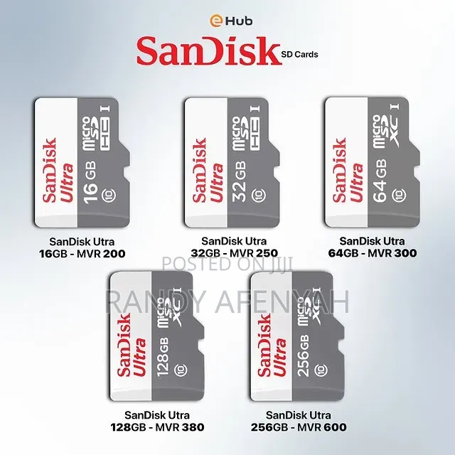 U.K Used Memory Cards