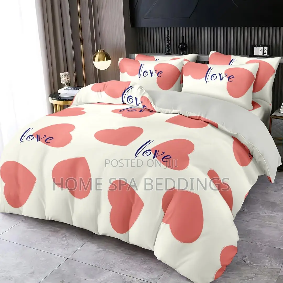 100% Cotton Two Bedsheets With Four Pillowcases