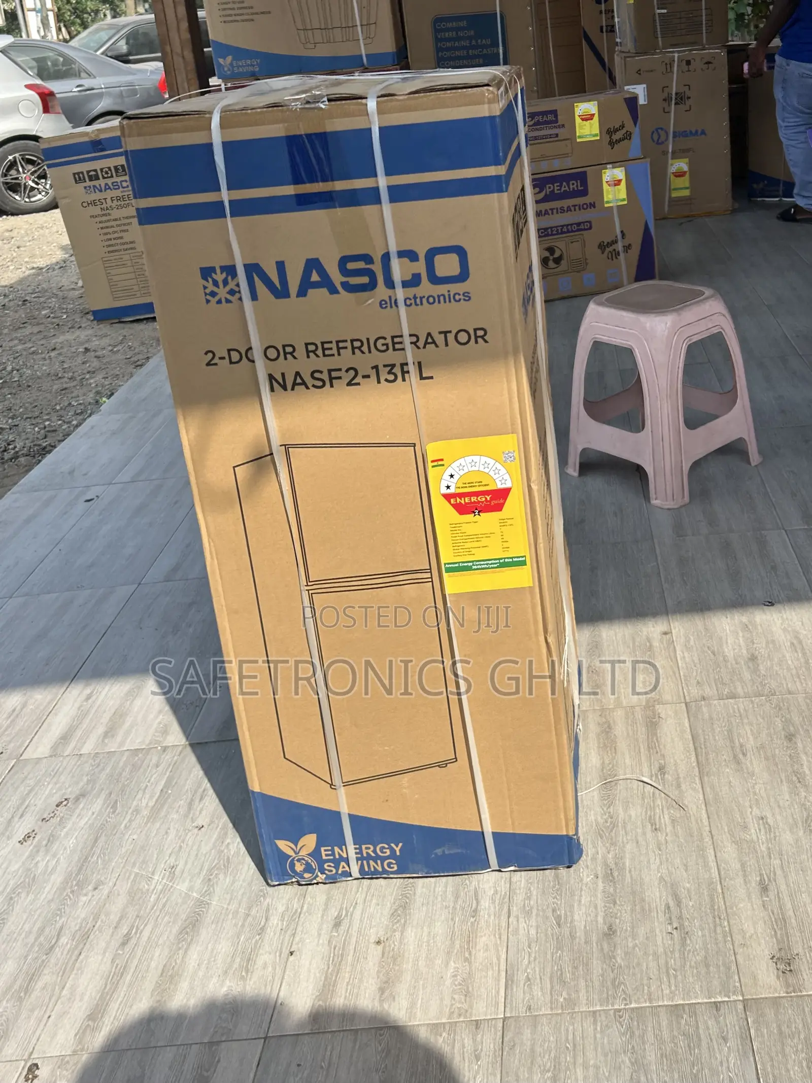 Unique Nasco 136ltr Bottom Freezer Refrigerator-Nasd2-18fl