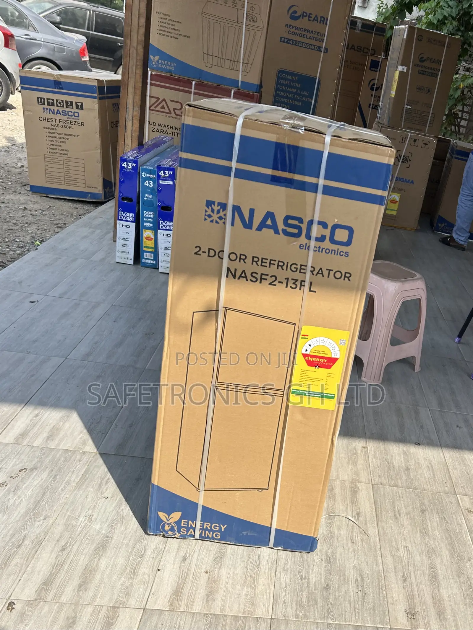 Just Order Nasco 136ltr Bottom Freezer Refrigerator-Nasd2-18fl