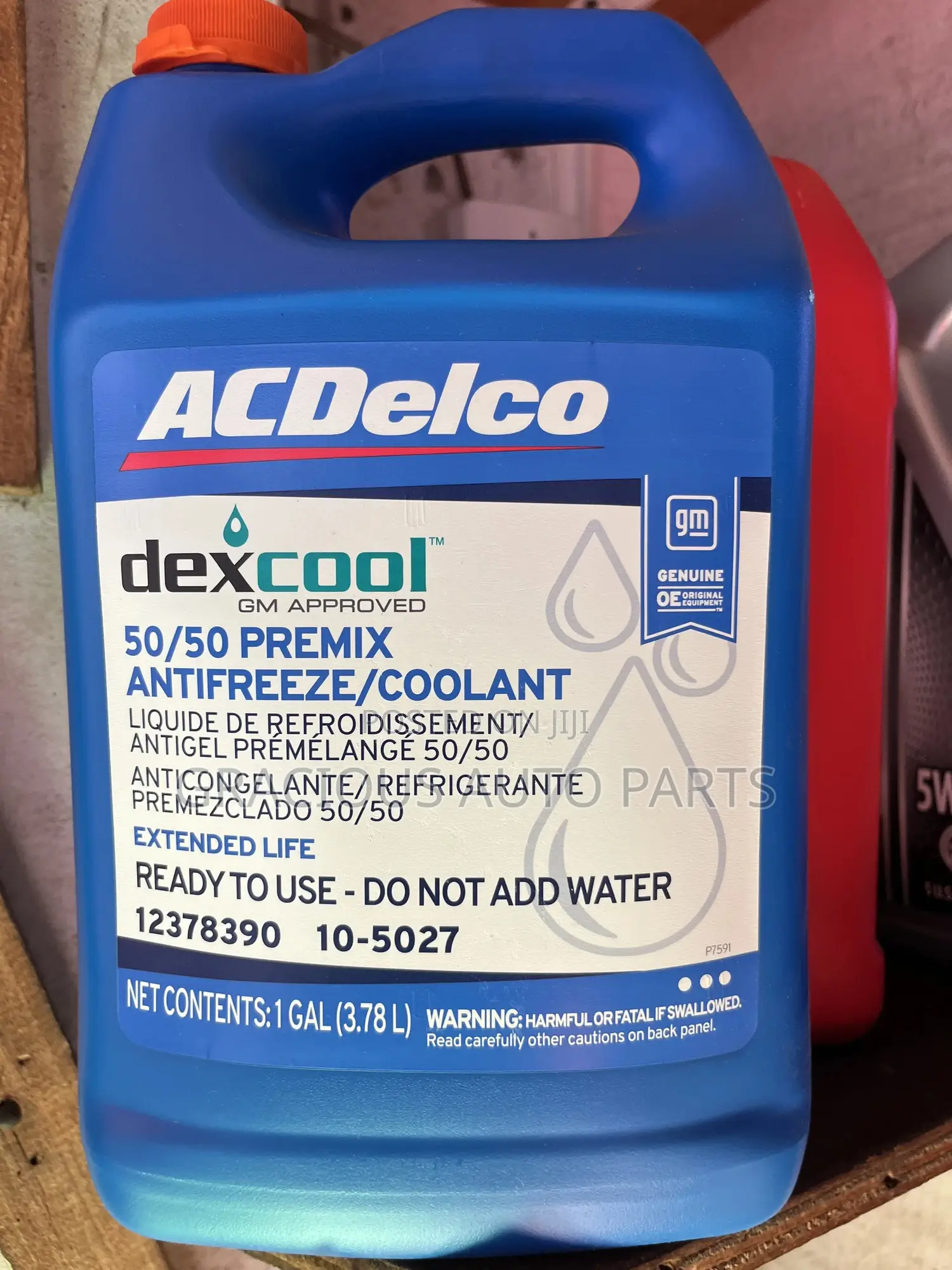 Ac Delco 50/50 Premix Antifreeze
